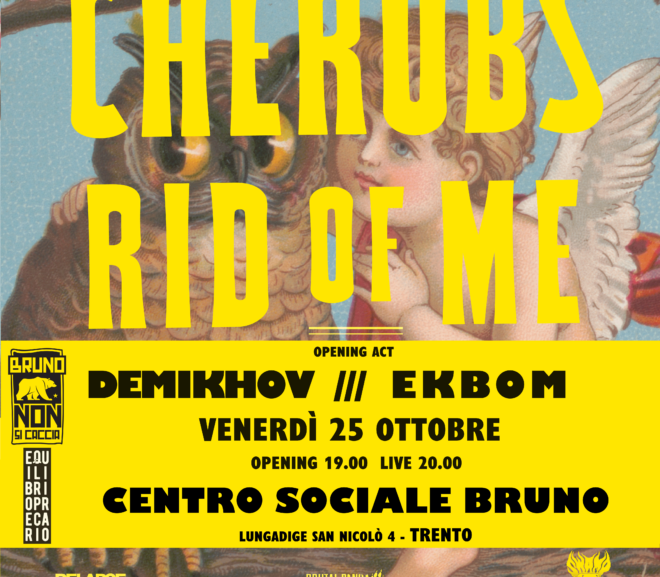 CHERUBS + RID OF ME live. Opening act by Demikhov + Ekbom