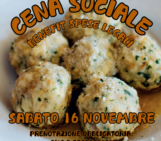 Cena sociale – benefit spese legali