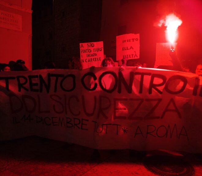 NO DDL SICUREZZA – Manifestazione Cittadina