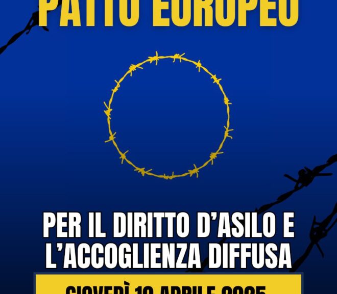 Per il diritto d’asilo e l’accoglienza diffusa – Presidio
