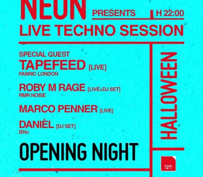 Neon Live Techno Session – Halloween Edition