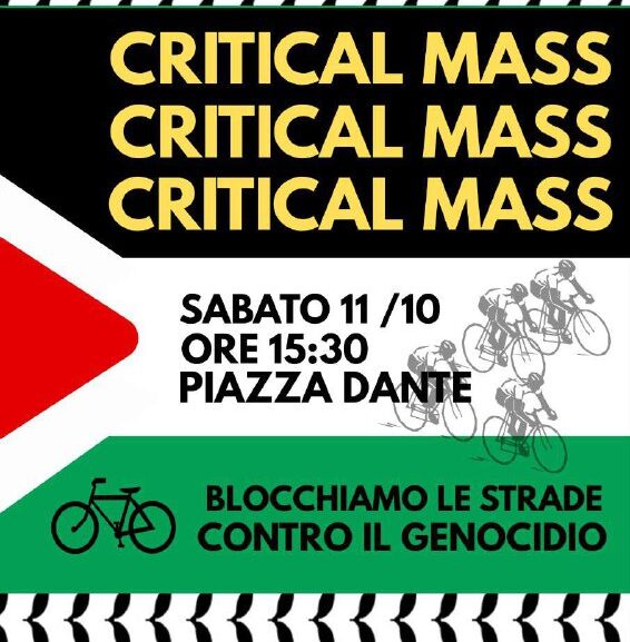 Pedaliamo per Gaza – Critical Mass