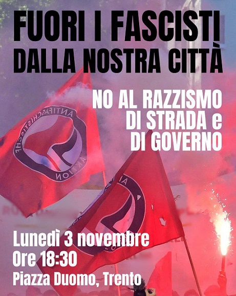 FUORI I FASCISTI DALLA NOSTRA CITTÀ